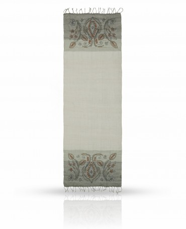 Палантин Женский ZW.EMB/GREY.BEIGE